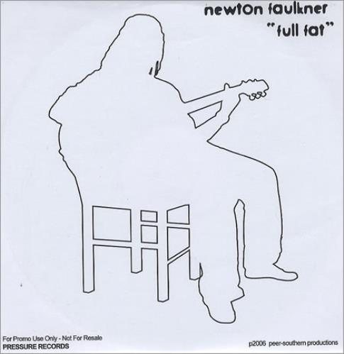 Newton Faulkner Full Fat CD-R acetate UK NFKCRFU381130