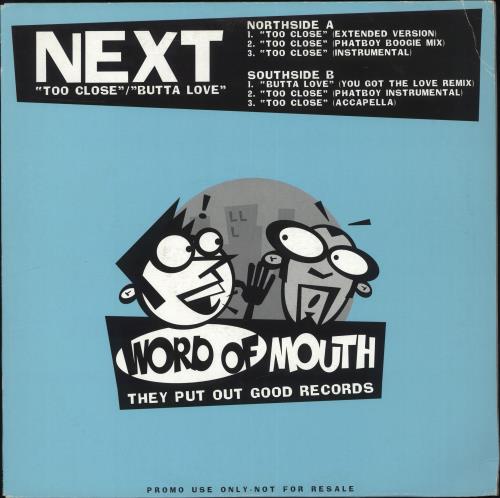 Next Too Close / Butta Love 12" vinyl single (12 inch record / Maxi-single) UK Q3212TO706378