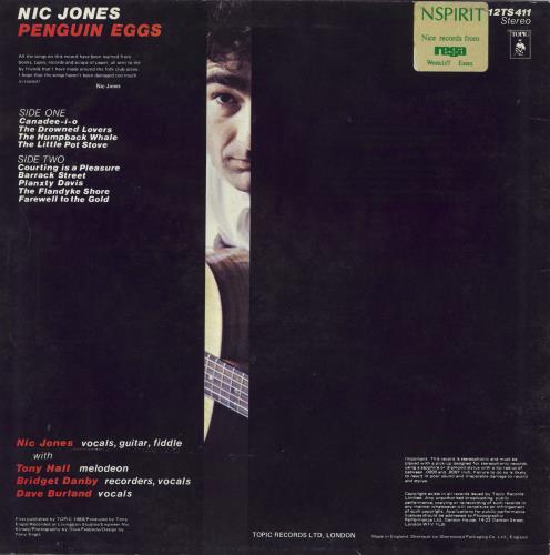 Nic Jones Penguin Eggs vinyl LP album (LP record) UK NJSLPPE800028