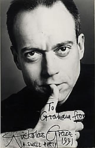 Nicholas Grace Autographed Publicity Photograph photograph UK NG2PHAU268955