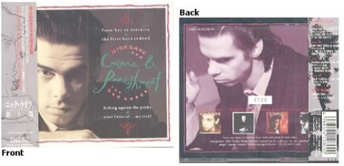 Nick Cave Crime & Punishment 4-CD album set Japanese NCV4CCR145583