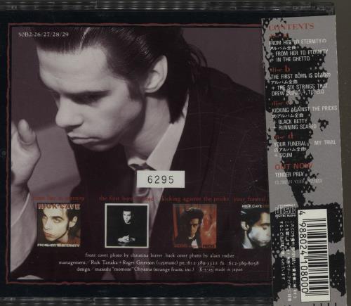 Nick Cave Crime & Punishment 4-CD album set Japanese NCV4CCR145583