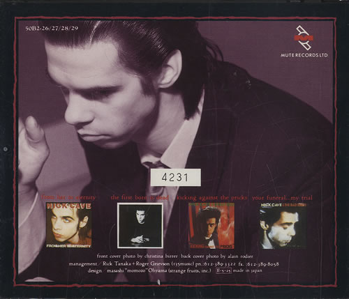 Nick Cave Crime & Punishment 4-CD album set Japanese NCV4CCR262554