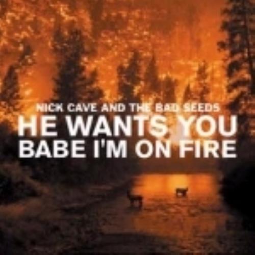 Nick Cave He Wants You/Babe I'm On Fire CD single (CD5 / 5") UK NCVC5HE247400