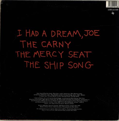 Nick Cave I Had A Dream Joe 12" vinyl single (12 inch record / Maxi-single) UK NCV12IH108654