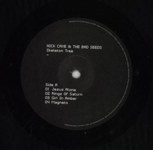 Nick Cave Skeleton Tree vinyl LP album (LP record) UK NCVLPSK861117
