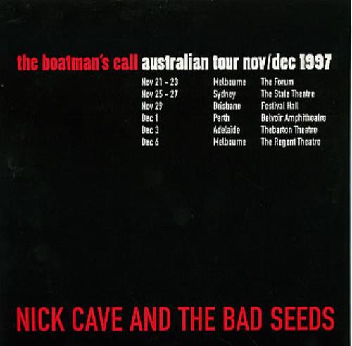 Nick Cave The Boatman's Call CD single (CD5 / 5") Australian NCVC5TH149620