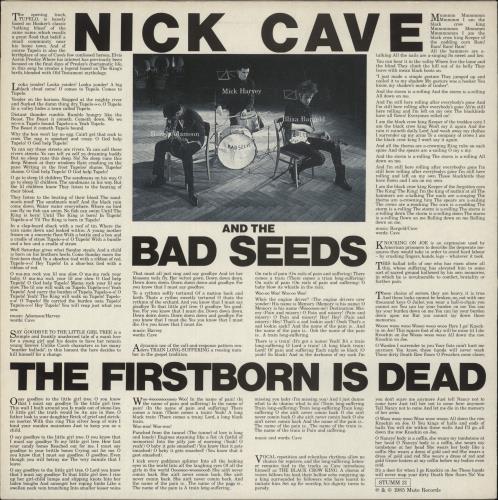 Nick Cave The Firstborn Is Dead vinyl LP album (LP record) UK NCVLPTH289199