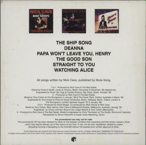 Nick Cave The Remastered Collectors Editions - Sampler Volume 2 CD single (CD5 / 5") UK NCVC5TH527177