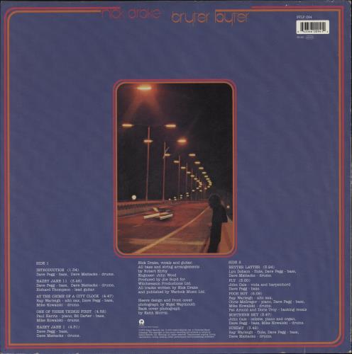 Nick Drake Bryter Layter - 180gm vinyl LP album (LP record) UK N-DLPBR362535