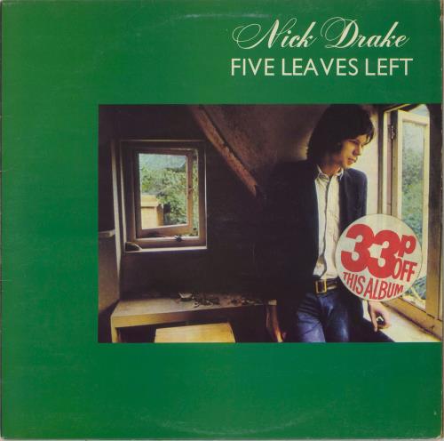 Nick Drake Five Leaves Left - 4th - Vintage Price Sticker vinyl LP album (LP record) UK N-DLPFI868512