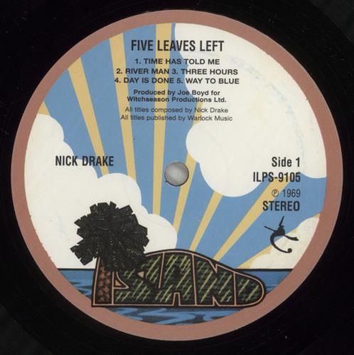 Nick Drake Five Leaves Left vinyl LP album (LP record) UK N-DLPFI886925