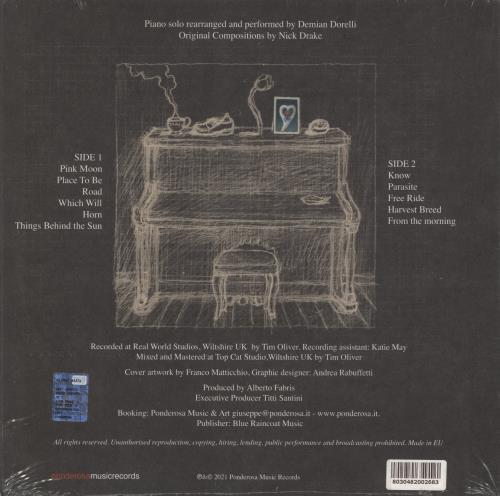 Nick Drake Nick Drake's Pink Moon - A Journey On Piano - 180 Gram Vinyl - Shrink vinyl LP album (LP record) Italian N-DLPNI875530