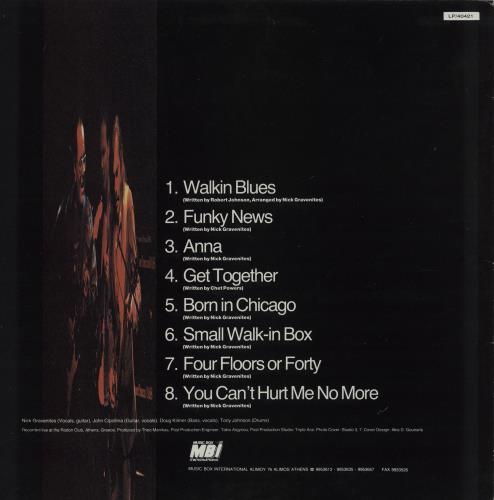 Nick Gravenites Live In Athens At The Rodon vinyl LP album (LP record) Greek 17DLPLI760490