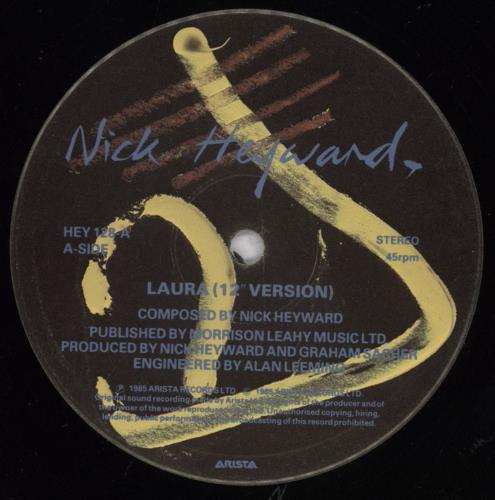 Nick Heyward Laura 12" vinyl single (12 inch record / Maxi-single) UK N-H12LA836486