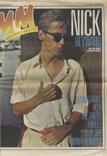 Nick Heyward Melody Maker magazine UK N-HMAME409399