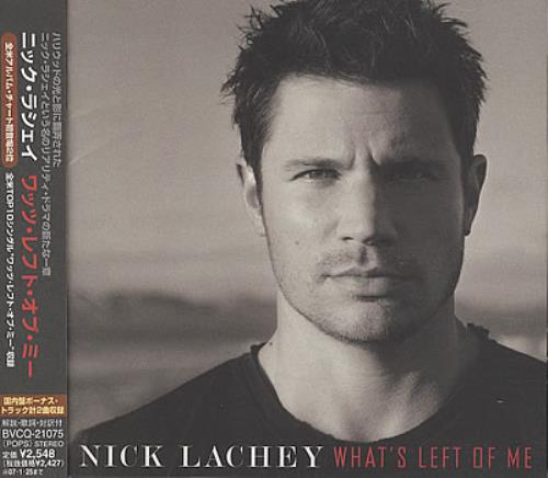 Nick Lachey What's Left Of Me CD album (CDLP) Japanese NCYCDWH375963