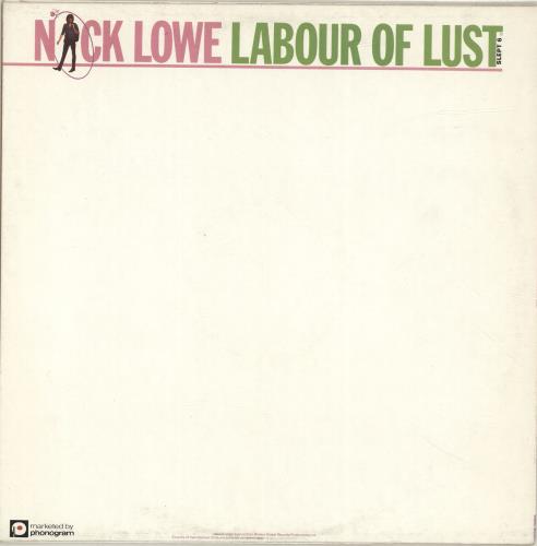Nick Lowe Labour Of Lust vinyl LP album (LP record) Swedish LOWLPLA693135
