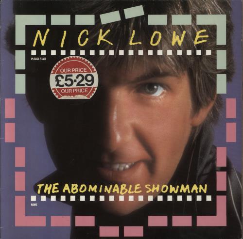 Nick Lowe The Abominable Showman vinyl LP album (LP record) UK LOWLPTH587030