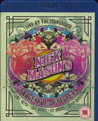 Nick Mason Live At The Roundhouse Blu Ray DVD UK NKMBRLI822841