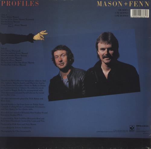 Nick Mason Profiles vinyl LP album (LP record) UK NKMLPPR80988