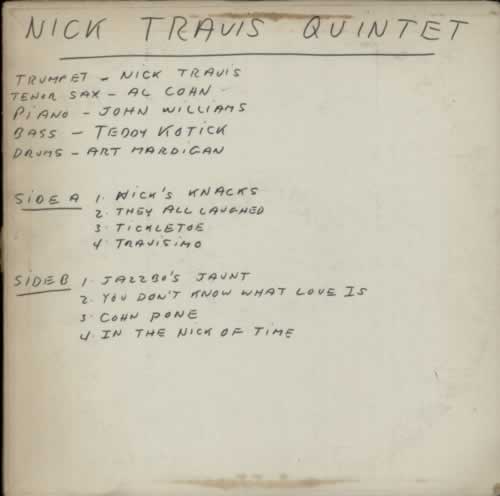 Nick Travis The Panic Is On vinyl LP album (LP record) US NWJLPTH585597