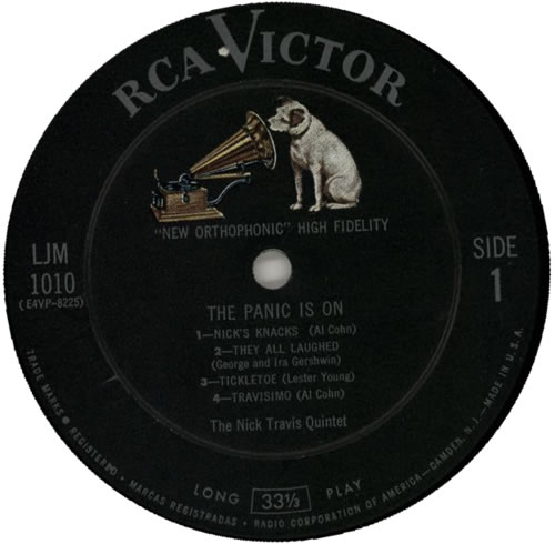 Nick Travis The Panic Is On vinyl LP album (LP record) US NWJLPTH585597