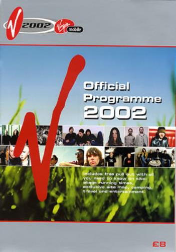 Nickelback V2002 tour programme UK NLCTRV241700