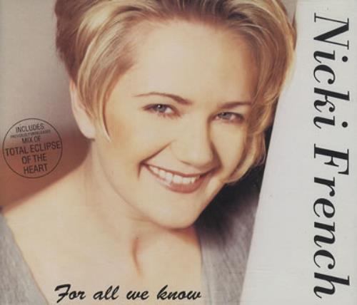 Nicki French For All We Know CD single (CD5 / 5") German NKFC5FO108228