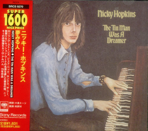 Nicky Hopkins Tin Man Was A Dreamer CD album (CDLP) Japanese HPKCDTI36446