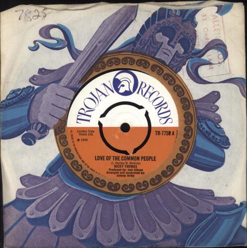Nicky Thomas Love Of The Common People - 3pr 7" vinyl single (7 inch record / 45) UK NKG07LO727571