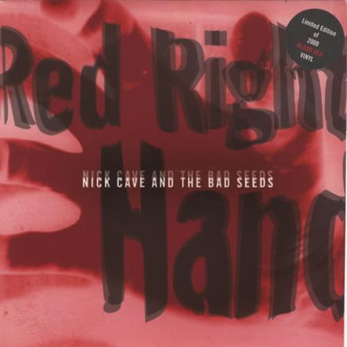 Nick Cave Red Right Hand Red Vinyl UK 7" vinyl single (7 inch record