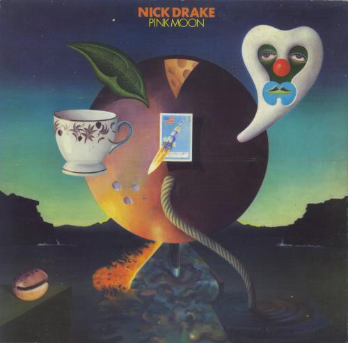 Nick Drake Pink Moon - 1st - VG vinyl LP album (LP record) UK N-DLPPI806455