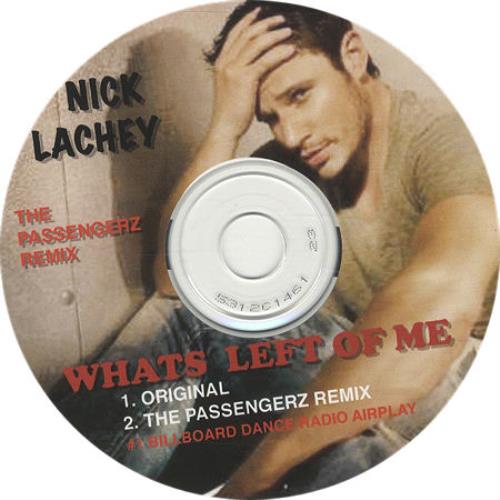 Nick Lachey What's Left Of Me REMIX! US Promo CDR acetate (432425)