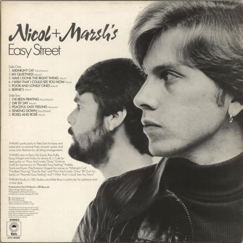 Nicol And Marsh's Easy Street Nicol And Marsh's Easy Street vinyl LP album (LP record) UK N5HLPNI690786