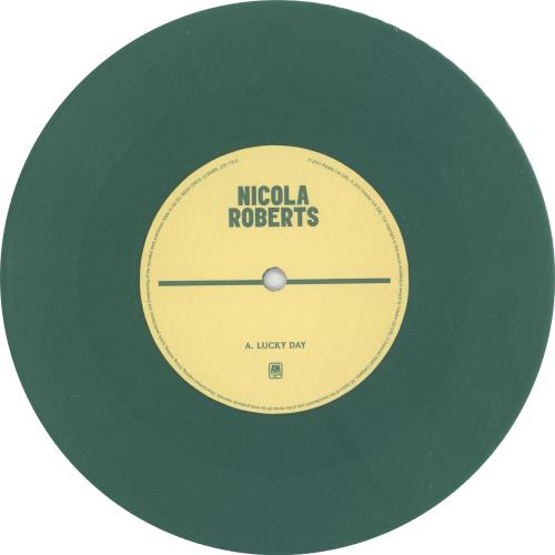 Nicola Roberts Lucky Day - Green Vinyl 7" vinyl single (7 inch record / 45) UK O9D07LU732220