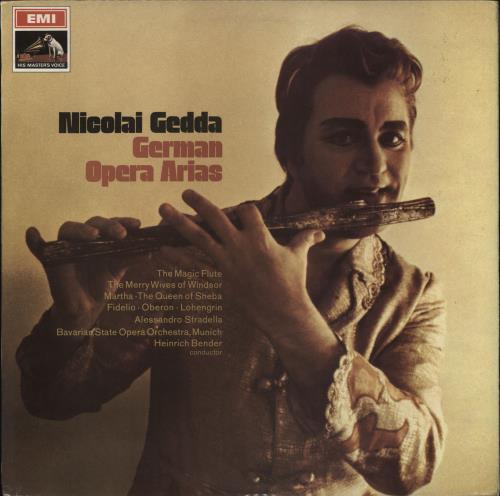 Nicolai Gedda German Opera Arias vinyl LP album (LP record) UK NCQLPGE765789