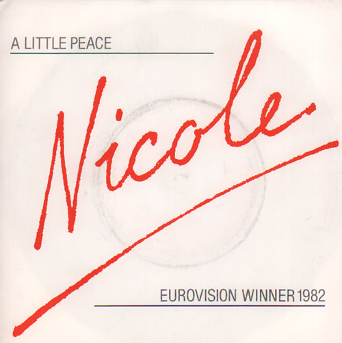 Nicole (DE) A Little Peace - Title Sleeve 7" vinyl single (7 inch record / 45) UK O4707AL634592