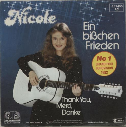 Nicole (DE) Ein Bi�chen Frieden 7" vinyl single (7 inch record / 45) German O4707EI680672