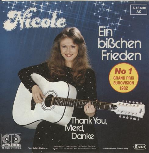 Nicole (DE) Ein Bi�chen Frieden 7" vinyl single (7 inch record / 45) German O4707EI680672