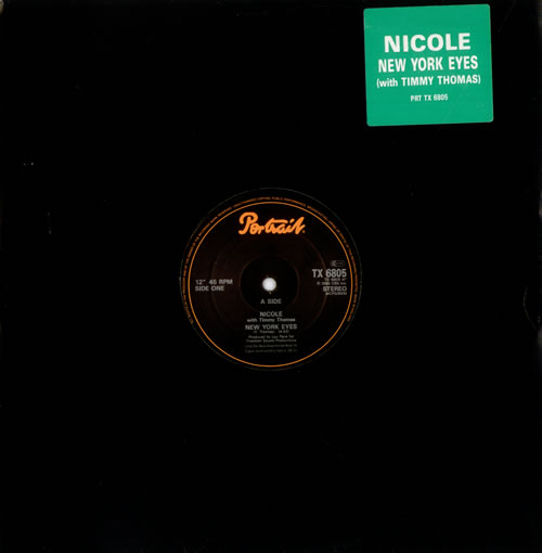 Nicole (UK) New York Eyes 12" vinyl single (12 inch record / Maxi-single) UK NA612NE302491