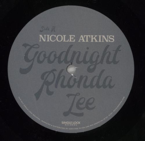 Nicole Atkins Goodnight Rhonda Lee vinyl LP album (LP record) UK 74CLPGO862372
