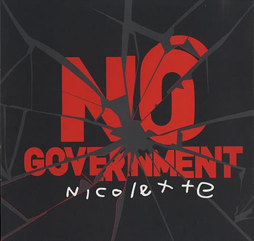 Nicolette No Government 12" vinyl single (12 inch record / Maxi-single) UK NCL12NO394292