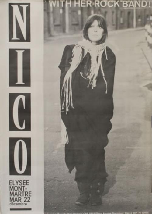 Nico Elysee Montmartre Live poster French N-CPOEL548130