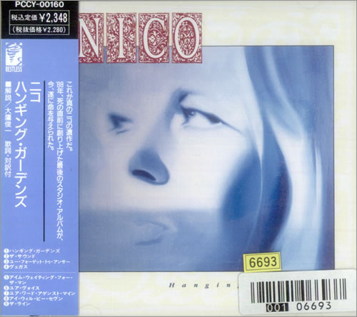 Nico Hanging Gardens CD album (CDLP) Japanese N-CCDHA535646