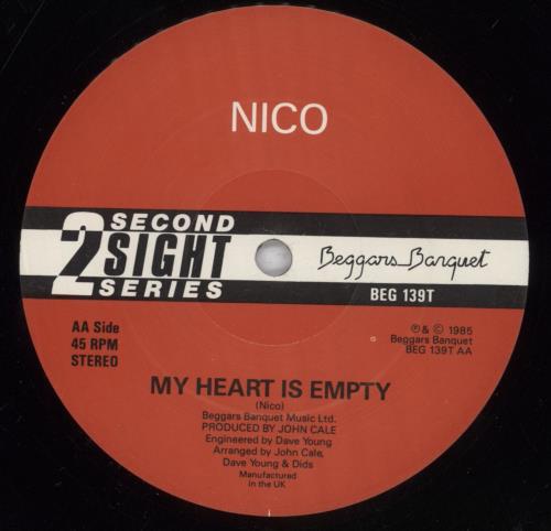 Nico My Funny Valentine 12" vinyl single (12 inch record / Maxi-single) UK N-C12MY532731