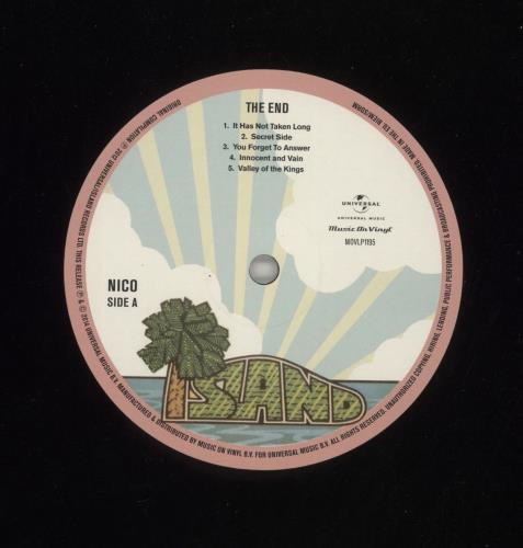 Nico The End - 180gm 2-LP vinyl record set (Double LP Album) UK N-C2LTH868374