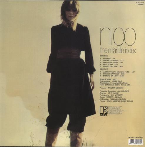 Nico The Marble Index - 180gm vinyl LP album (LP record) Belgian N-CLPTH868370