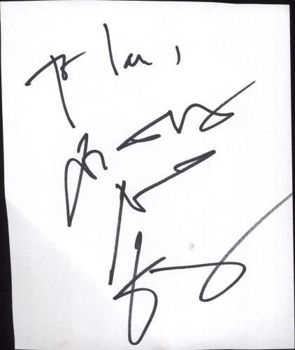 Nigel Kennedy Autograph memorabilia UK NGKMMAU742710