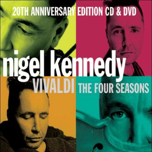 Nigel Kennedy Vivaldi: The Four Seasons 2-disc CD/DVD set UK NGK2DVI481302
